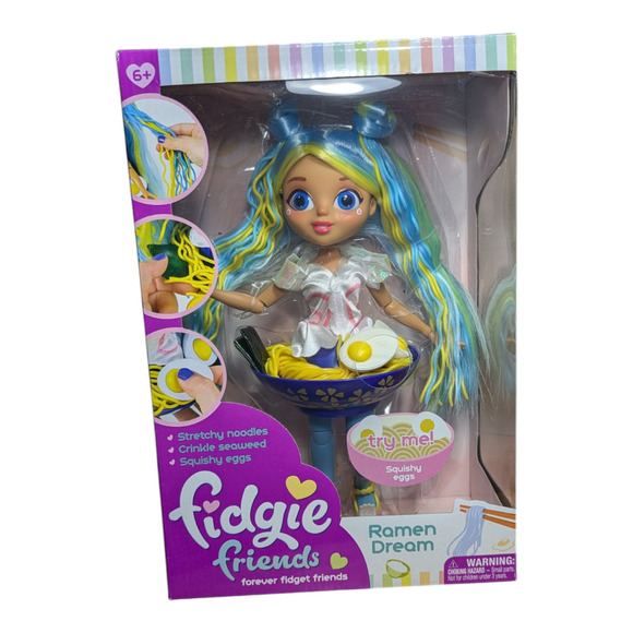 Fidgie Friends - Ramen Dream Doll, Fashion Doll with Fidget Toy Features NWT - Picture 1 of 8